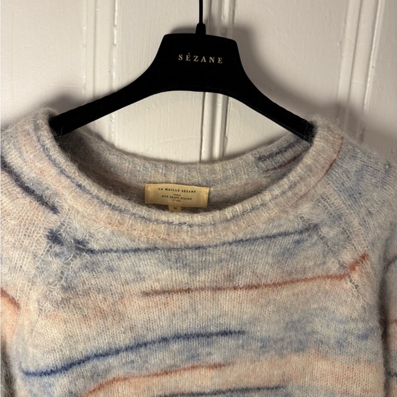 Sezane Zenia Jumper Multicolore - Size M (slightly shrunken/felted) - Picture 2 of 4